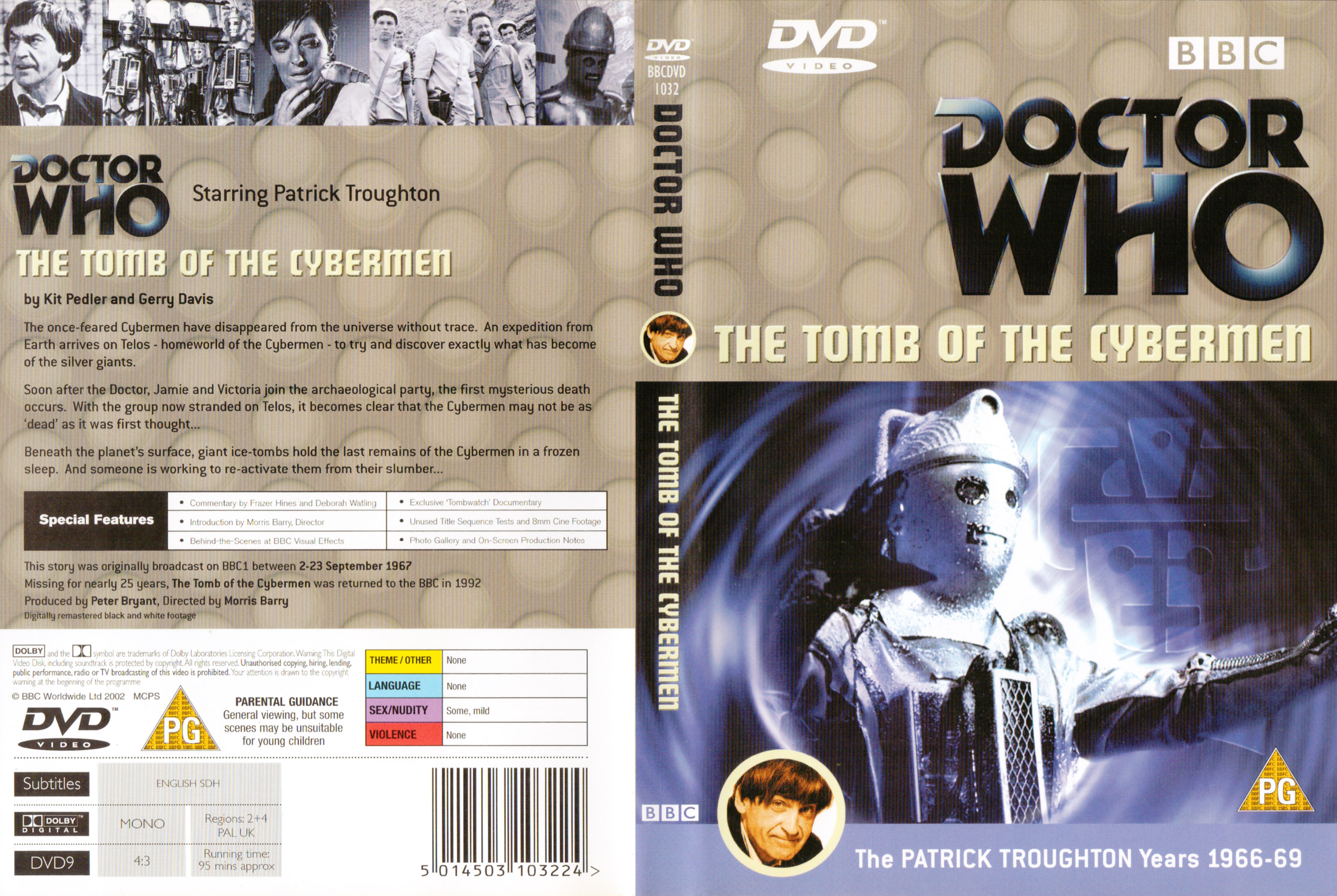 The Tomb of the Cybermen - R2 DVD / Official BBC style