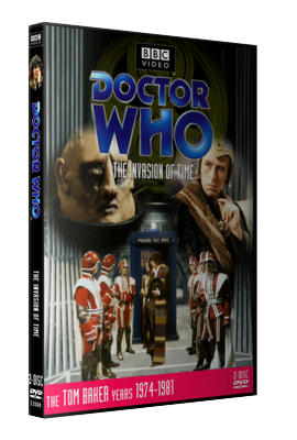 My photo-montage cover for The Invasion of Time - photos (c) BBC