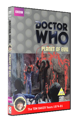 My photo-montage cover for Planet of Evil - photos (c) BBC