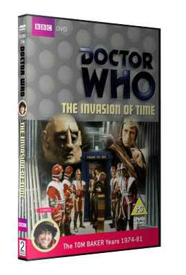 My photo-montage cover for The Invasion of Time - photos (c) BBC