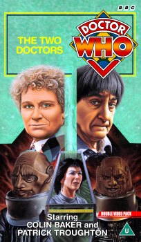 My version of the BBC cover for double pack version of The Two Doctors