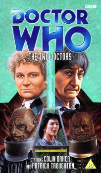 My cover for single pack version of The Two Doctors