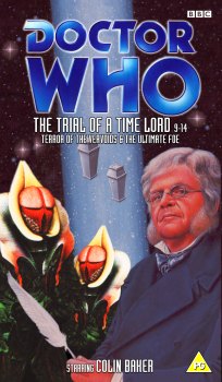 My Vervoids and Foe cover with Black Sheep spine for The Trial of a Time Lord 13-14: The Ultimate Foe