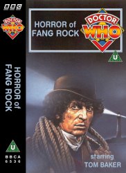 Michael's audio cassette cover for Horror of Fang Rock, art by Jeff Cummins