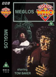 Michael's audio cassette cover for Meglos, art by Andrew Skilleter