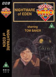 Michael's audio cassette cover for Nightmare of Eden, art by Andrew Skilleter