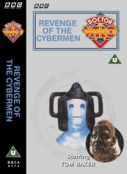 Michael's audio cassette cover for Revenge of the Cybermen, art by Alister Pearson