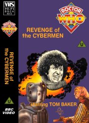 Michael's audio cassette cover for Revenge of the Cybermen, art by Chris Achilleos