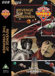 Michael's audio cassette cover for Revenge of the Cybermen, art by Paul Vyse