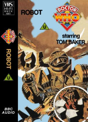 Michael's audio cassette cover for Robot, art by Peter Brookes