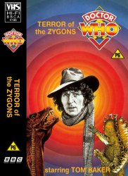 Michael's audio cassette cover for Terror of the Zygons, art by Chris Achilleos