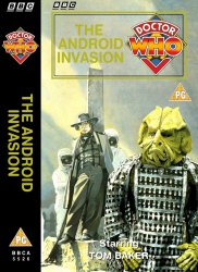 Michael's audio cassette cover for The Android Invasion, art by Roy Knipe