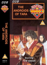 Michael's audio cassette cover for The Androids of Tara, art by Andrew Skilleter