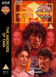 Michael's audio cassette cover for The Androids of Tara, art by Daryl Joyce