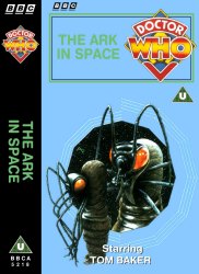 Michael's audio cassette cover for The Ark in Space, art by Alister Pearson