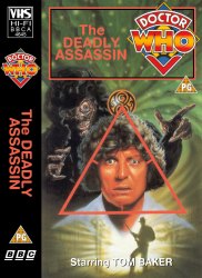 Michael's audio cassette cover for The Deadly Assassin, art by Andrew Skilleter