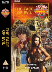 Michael's audio cassette cover for The Face of Evil, art by Colin Howard