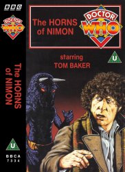 Michael's audio cassette cover for The Horns of Nimon, art by Steve Kyte