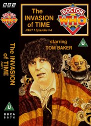 Michael's audio cassette cover for The Invasion of Time, art by Andrew Skilleter