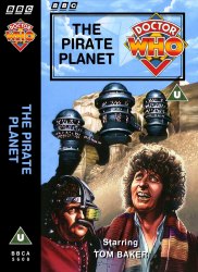 Michael's audio cassette cover for The Pirate Planet, art by Daryl Joyce