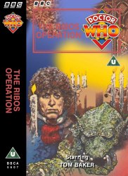 Michael's audio cassette cover for The Ribos Operation, art by John Geary