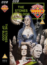 Michael's audio cassette cover for The Stones of Blood, art by Alistair Hughes