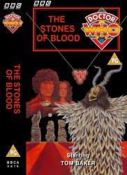 Michael's audio cassette cover for The Stones of Blood, art by Martin Proctor